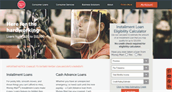 Desktop Screenshot of moneymart.ca